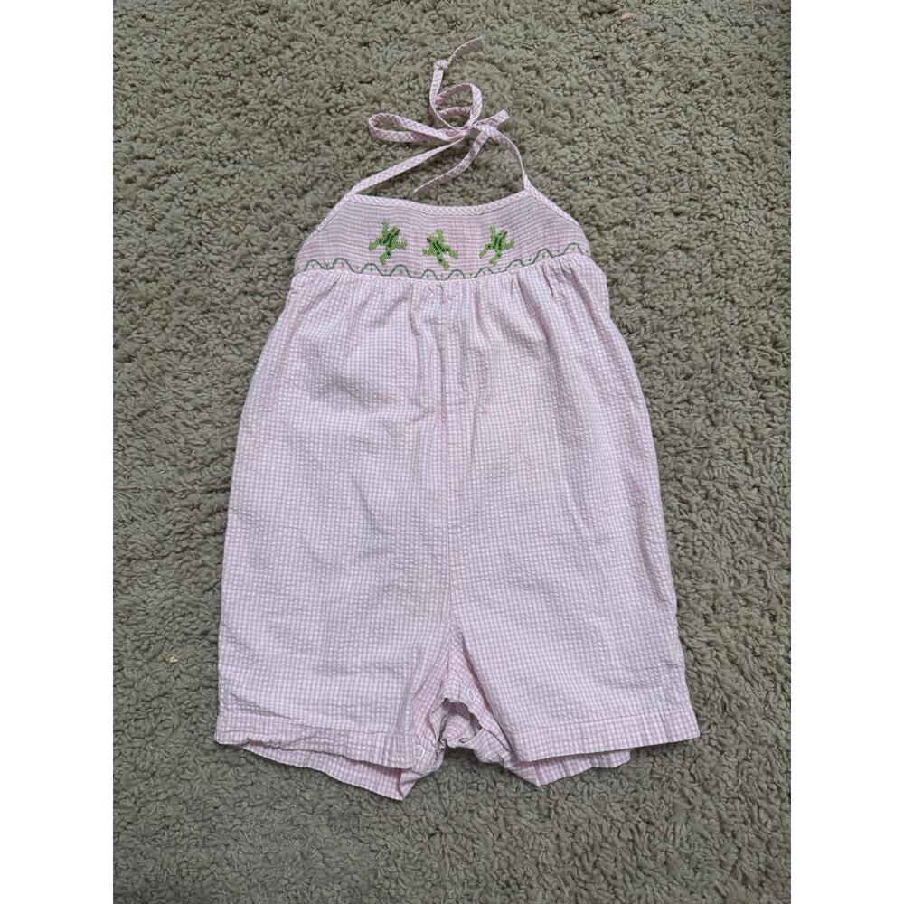 Smocked Frog Girls Romper: 2t Little English